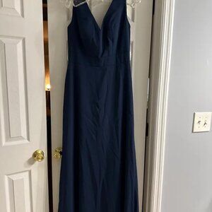 Navy blue formal dress